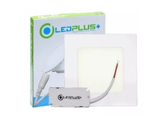 PANEL LED ULTRAPLANO 6W CUADRADO 3000K